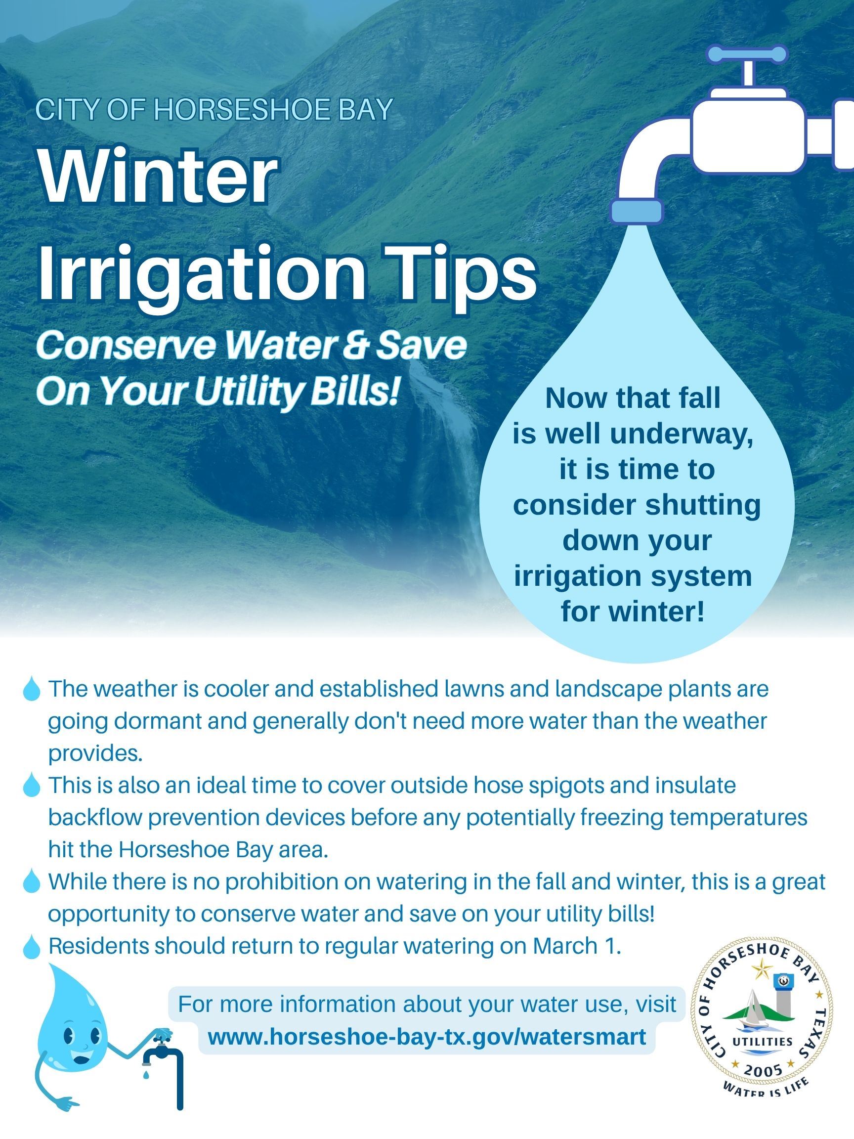 Winter Irrigation Tips