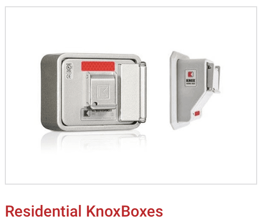Residential Knox Boxes image that shows residential Knox box example