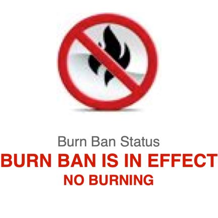 HSBFD Main page Burn Ban in Effect No Burning